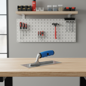 AUSONIA Plaster Plasterers Tools Float Trowel Stainless Steel Blade 24X10 cm PP Handle Ergonomic Grip Made in Italy - Product Image 2