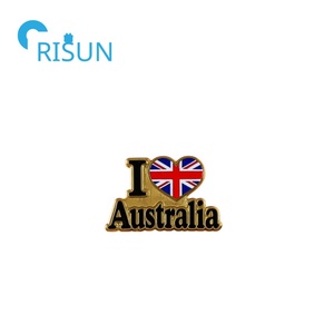 Pin de recuerdo de viaje australiano imán personalizado <span class=keywords><strong>Australia</strong></span> mapa australiano bandera Pin de solapa personalizado canguro australiano Pin insignia - Product Image 5