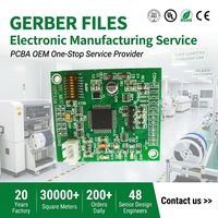 Fabrication et assemblage de cartes de circuits imprimés FR4, assemblage de circuits imprimés, fabrication et assemblage de fichiers Gerber, liste de composants