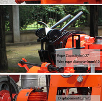 Haute performance 200m rotatif géotechnique ingénierie construction plate-forme eau puits perceuse pompe moteur mine plate-forme de forage