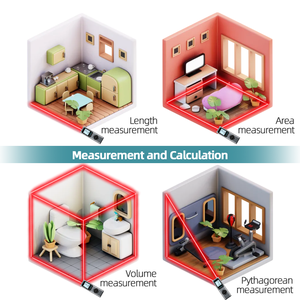 Zhenbing 40m thông minh kỹ thuật số <span class=keywords><strong>Laser</strong></span> phạm vi <span class=keywords><strong>Finder</strong></span> công nghiệp Hot Phong Cách bằng sáng chế chứng nhận chất lượng cao giá rẻ khoảng cách công cụ đo lường - Product Image 6