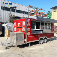 Onlywe Food Truck Personnalisé, Camion de Restauration Rapide, Camion à Pizza, Kiosque Mobile à Glaces, Remorque à Café, Remorque de Concession de Tacos