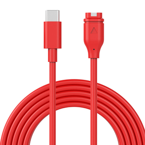 Nuovo Cavo di Ricarica USB Type-C Rosso e Blu per <span class=keywords><strong>Orologi</strong></span> Garmin, Cavo di Ricambio USB da 1M - Product Image 1