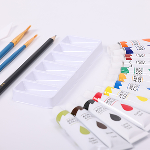 Set di pittura acrilica <span class=keywords><strong>e</strong></span> acquerello facile da prendere con <span class=keywords><strong>pennelli</strong></span> <span class=keywords><strong>e</strong></span> tavolozza di pittura <span class=keywords><strong>e</strong></span> una gomma - Product Image 4