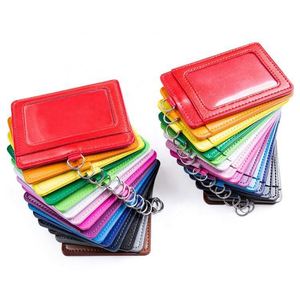 Porte-cartes et porte-badges professionnels en cuir PU mince, vente en gros - Product Image 1