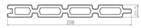 Kejie Fabricant 1.8*1.8m Clôture en plastique composite Ensemble de clôture en coextrusion pour l'extérieur
