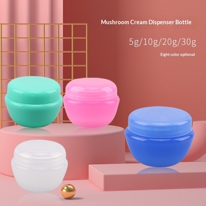Flacon de crème en plastique multicolore avec couvercle PP, format <span class=keywords><strong>champignon</strong></span>, pour sous-conditionnement cosmétique, 5, 10, 20, 30, 50g - Product Image 4