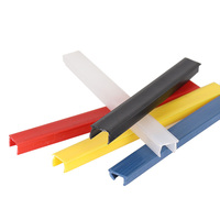 Fente décorative en T 6 8 10mm Bande de couverture en plastique PVC PP multicolore