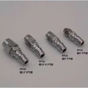 Shengao C Type Pneumatic <b>Quick</b> Coupling 6 Mm 1 4 Inch Stainless Steel Male Female Locking Air Hose <b>Connector</b> For Compressor - Product Image 2