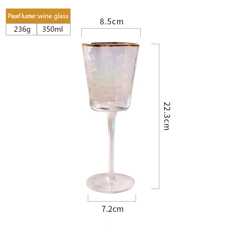 Copa de vino arcoíris