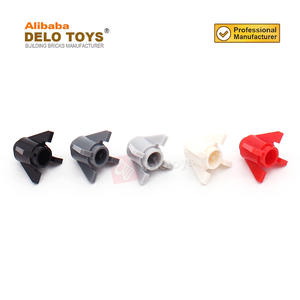 Delo ของเล่นวัสดุ ABS สร้างบล็อกชิ้นส่วนของของเล่นจรวดอิฐพลาสติก, รอบ1x1กับครีบ52394 (NO.4588) - Product Image 3