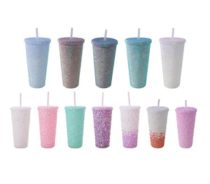 Vasos Deportivos de Acero Inoxidable de 40 oz con Asa, Decorados con Tachuelas Brillantes de los Astros de Houston, Texas - Product Image 5