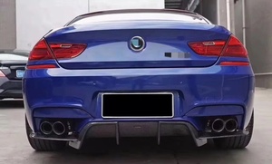 Série 6 F06 F12 <span class=keywords><strong>F13</strong></span> 640i <span class=keywords><strong>650i</strong></span> coupé 2011 — 2018, kit de carrosserie OEM style V en fibre de carbone, diffuseur de lèvre avant, jupe latérale - Product Image 5