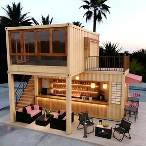 Complexe de conteneurs préfabriqués multifonctionnels de 40 pieds pour projet clé en main, avec aménagement flexible et démarrage rapide, pour centre communautaire de glamping - Product Image 4