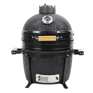 Hot Selling 15 Inch <strong>Mini</strong> Kamado Clay Tandoor Oven Tabletop Barbeque Machine Portable <strong>Charcoal</strong> <strong>Grill</strong> - Product Image 2
