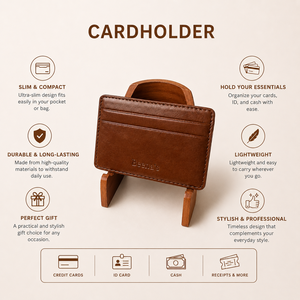 Beena's Slim Vintage Multi-Function ID <b>Card</b> <b>Holder</b> Thin for Men Women <b>Credit</b> <b>Card</b> High Quality - Product Image 6