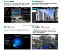 Caméra PTZ 5100C Plus 5,4 pouces tout-en-un 8K 8MP CCTV AHD CVBS CVI TVI 8MP IPC WIFI POE avec entrée VGA HD, testeur moniteur professionnel
