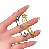 Nouveau Bracelet en Zircon Électroplaqué pour Femme - Design de Niche Luxe Léger, Confection Exquise, Polyvalent, Vintage et Tendance