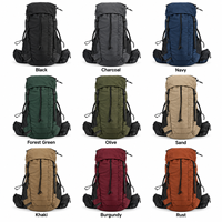 Sac à dos de randonnée et de camping en nylon pour le sport et les voyages en plein air, avec système de dos suspendu, vente en gros d'usine