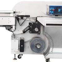 Horizontale Kissen fluss verpackungs maschine Keks protein Energie riegel Schokoriegel verpackungs maschine