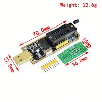 CH341 a XTW100 24 25 Series EEPROM Flash BIOS CH341 modul Programmer USB + SOIC8 SOP8 klip tes untuk EEPROM 93CXX 25CXX 24CXX