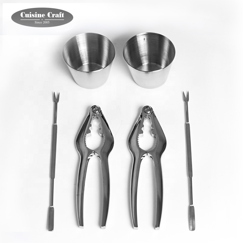 Набор инструментов для кухни, морепродуктов, краб-лобстер, ножки-крабы, щипцы для моллюсков, вилка, инструменты для захвата крабов