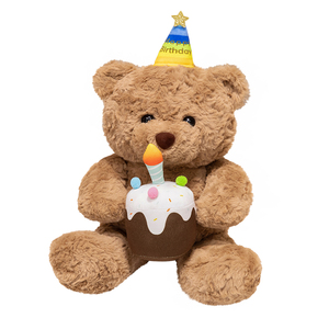 Orsacchiotto di Peluche per Compleanno con Design Torta o Papillon, Morbido e Coccoloso, Perfetto per Regali di Compleanno e Compagnia Accogliente - Product Image 2