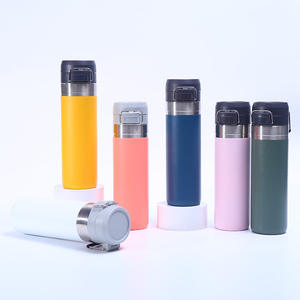 आउटडोर यात्रा जिम स्पोर्ट्स बुलेट उच्च गुणवत्ता वाली डबल दीवार वैक्यूम इन्सुलेट थर्मोस पॉप-अप ढक्कन के साथ कॉफी मग पीने - Product Image 1