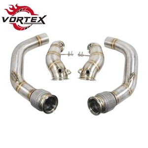 Tubo de Escape de Alto Flujo Vortex Racing Performance de Acero Inoxidable 304 con Acabado Espejo para F90 M5/F92 M8 Fatboy, Mejora del Sistema de Escape 2 - Product Image 1