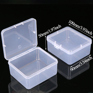 Boîte de rangement transparente rectangulaire SUNSHING pour composants électroniques, conteneur en plastique pour cartes de jeu, étui personnalisé pour piles de taille moyenne - Product Image 3