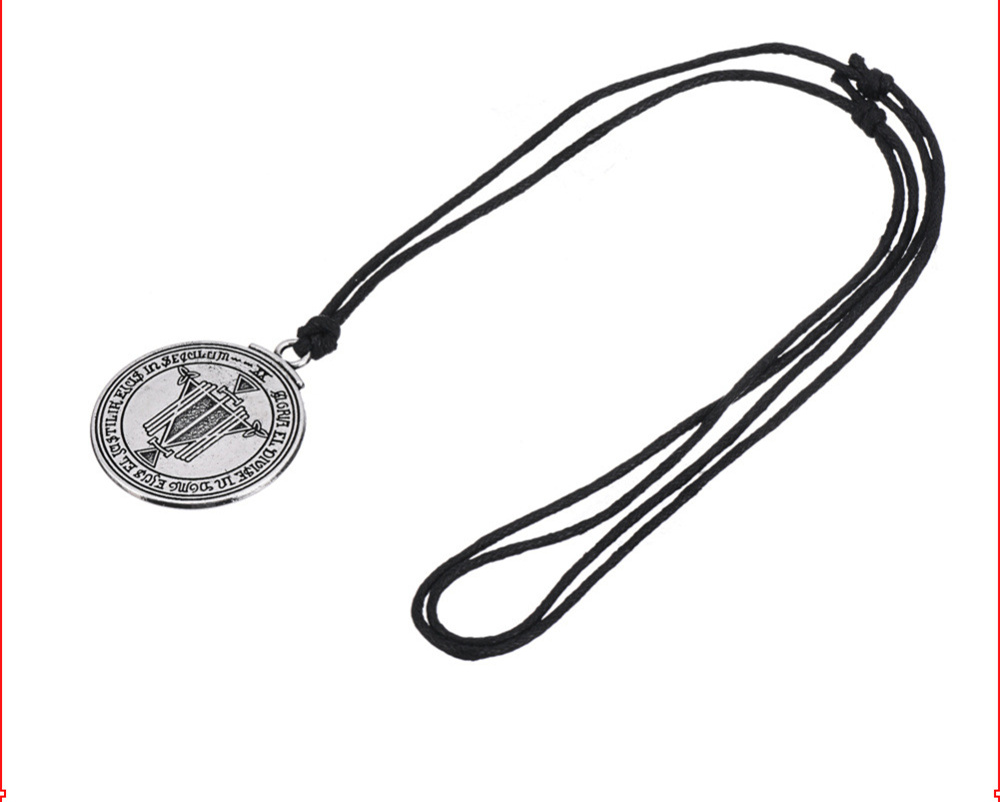 2021 New European and American Fashion Couple Jewelry Solomon Seal Magic Wealth Necklace