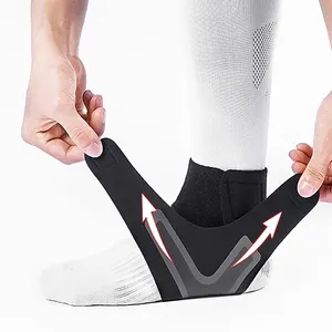 Attelle de cheville sportive réglable en néoprène élastique avec protection pour la course à pied, le basketball et la prévention du pied tombant - Product Image 1