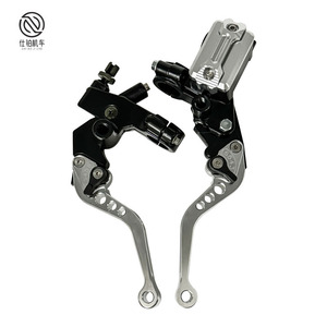 <span class=keywords><strong>Levier</strong></span> de frein <span class=keywords><strong>hydraulique</strong></span> supérieur pour moto / Yamaha / Maître-cylindre de frein de moto en métal noir de haute qualité - Product Image 4