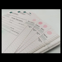 Papier coton A4 Bonedry avec filigrane et fil argenté pour la sérigraphie et l'image de marque des documents