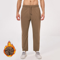 Pantalon de jogging d'hiver en polaire personnalisé avec logo, grande taille, respirant, pour hommes, idéal pour le sport, la gym et l'entraînement