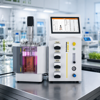 Bioréacteur de laboratoire de 4 L pour la culture de cellules végétales et la fermentation, bioréacteur de laboratoire à l'échelle pilote en acier inoxydable 316L