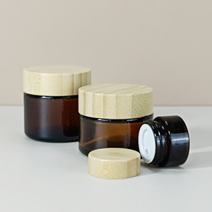 Luxury 5ml 10ml 15ml 1oz 50ml 2oz 100ml Skincare Face Cream Matte Custom Color Glass Cosmetic Jar With Lids - Product Image 5