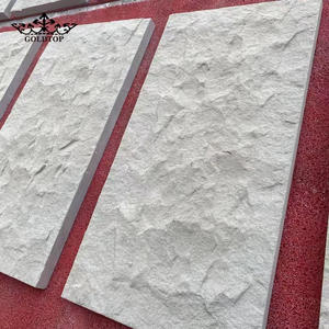 Grande dalle de pierre calcaire polie beige du Portugal, moderne et très vendue, de haute qualité, ODM OEM pour applications hôtelières, par Goldtop Stone - Product Image 3