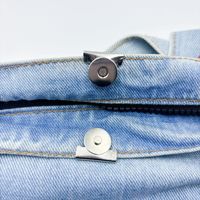 Bouton-pression magnétique invisible en alliage robuste sans couture, accessoires pour bagages et cartes, clip magnétique puissant
