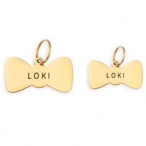 Fabricante de Joyería para Mascotas, Placa de Identificación Personalizada de Acero Inoxidable con Lazo, Joyería Duradera Antipérdida, Tarjeta de Identidad para Mascotas - Product Image 4