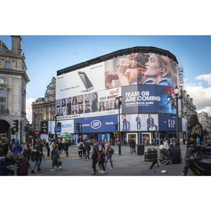 Özel açık sokak reklam PVC vinil Mesh Flex promosyon Billboard afiş baskı herhangi bir boyut promosyon bayrakları afişler - Product Image 2