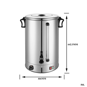 Dispensador de bebidas calientes de hervidor de agua eléctrico comercial de alta capacidad de 50 litros - Product Image 1