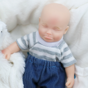 Muñecas <span class=keywords><strong>de</strong></span> Bebé <span class=keywords><strong>de</strong></span> <span class=keywords><strong>Silicona</strong></span> Sólida Realistas en <span class=keywords><strong>Miniatura</strong></span> <span class=keywords><strong>de</strong></span> 6 Pulgadas, Muñecas <span class=keywords><strong>de</strong></span> Bebé Reborn Dormidas, Juguetes Hiperrealistas para Niños - Product Image 5