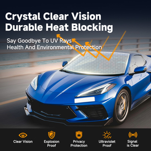 Film <span class=keywords><strong>pare</strong></span>-<span class=keywords><strong>brise</strong></span> double argenté LSHIELD 70% VLT, isolation IR élevée, <span class=keywords><strong>protection</strong></span> <span class=keywords><strong>UV</strong></span>, teinte transparente anti-rayures - Product Image 4