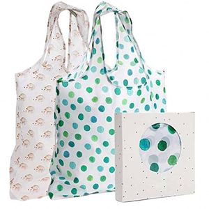 Bolsa de Compras Reutilizable Grande con Logotipo Personalizado, Diseño Plegable Ecológico de Poliéster con Logotipo Personalizado - Product Image 1