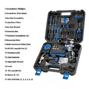 18V Lithium Battery Dual-speed Rechargeable <b>Drill</b> 45NM Multi-functional Household Screwdriver <b>Hand</b> FH-6912S Household Use - Product Image 2