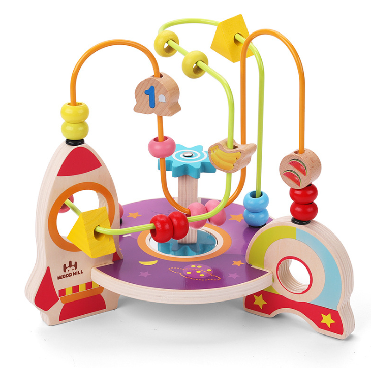 Classic Bead Laberinto Actividad Cubo De Juguete De Rana Classic Bead Laberinto Actividad Cubo De Juguete De Rana