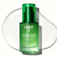 Sérum éclaircissant et purifiant OEM à l'acide azélaïque et à la Centella, rafraîchissant, hydratant, protecteur, apaisant, régulateur de sébum et affinant les pores