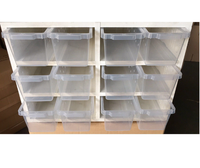 Bacs rectangulaires en plastique écologiques pour l'élevage de reptiles et système de rayonnages pour serpents de compagnie Terrarium/Vivarium