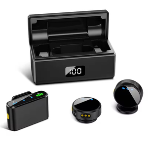 M9 Siêu <span class=keywords><strong>Microphone</strong></span> 2.4G Micro Không Dây Với 30-60M Giảm Tiếng Ồn Cho Video Ghi Âm Phỏng Vấn Từ Laepl <span class=keywords><strong>Microphone</strong></span> - Product Image 3